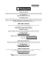 Preview for 16 page of Hotpoint TVFM 60C Futura Instruction Booklet