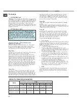 Preview for 10 page of Hotpoint TVFS 73 Instruction Booklet