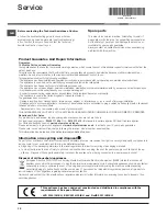 Preview for 12 page of Hotpoint TVFS 73 Instruction Booklet