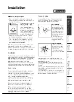 Предварительный просмотр 3 страницы Hotpoint TVM560 Instruction Booklet