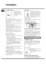 Предварительный просмотр 4 страницы Hotpoint TVM560 Instruction Booklet