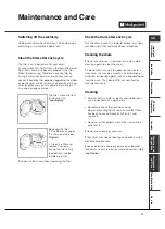 Предварительный просмотр 11 страницы Hotpoint TVM560 Instruction Booklet