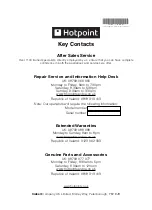 Предварительный просмотр 16 страницы Hotpoint TVM560 Instruction Booklet