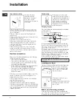 Предварительный просмотр 4 страницы Hotpoint TVM570 Instruction Booklet