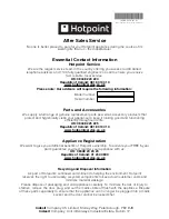 Предварительный просмотр 16 страницы Hotpoint TVM570 Instruction Booklet