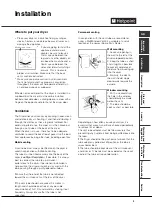 Preview for 3 page of Hotpoint TVYM 650C Style Instruction Booklet