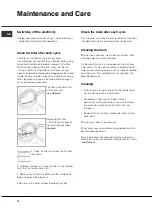 Preview for 10 page of Hotpoint TVYM 650C Style Instruction Booklet