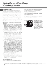 Preview for 26 page of Hotpoint UCL 08 CB Instructions For Installation And Use Manual