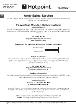 Preview for 40 page of Hotpoint UCL 08 CB Instructions For Installation And Use Manual