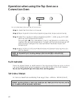 Предварительный просмотр 20 страницы Hotpoint UE47 Instructions Manual