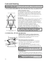 Предварительный просмотр 30 страницы Hotpoint UE47 Instructions Manual