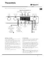 Предварительный просмотр 5 страницы Hotpoint UE89X/1 Instructions For Installation And Use Manual