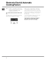 Предварительный просмотр 10 страницы Hotpoint UE89X/1 Instructions For Installation And Use Manual