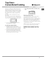 Предварительный просмотр 13 страницы Hotpoint UE89X/1 Instructions For Installation And Use Manual