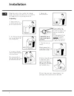 Предварительный просмотр 4 страницы Hotpoint Ultima Digit Instructions for  and use Instructions For Installation And Use Manual