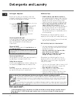 Предварительный просмотр 14 страницы Hotpoint Ultima Digit Instructions for  and use Instructions For Installation And Use Manual