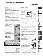 Предварительный просмотр 15 страницы Hotpoint Ultima Digit Instructions for  and use Instructions For Installation And Use Manual