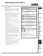 Предварительный просмотр 17 страницы Hotpoint Ultima Digit Instructions for  and use Instructions For Installation And Use Manual