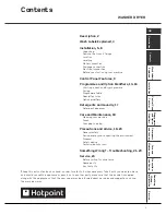 Предварительный просмотр 3 страницы Hotpoint Ultima LCD Instructions For Installation And Use Manual