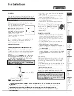 Предварительный просмотр 7 страницы Hotpoint Ultima LCD Instructions For Installation And Use Manual