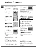 Предварительный просмотр 10 страницы Hotpoint Ultima LCD Instructions For Installation And Use Manual