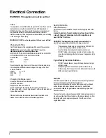 Preview for 4 page of Hotpoint Ultima SDW80 Instructions For Installation And Use Manual