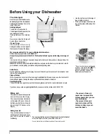 Preview for 8 page of Hotpoint Ultima SDW80 Instructions For Installation And Use Manual