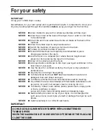 Preview for 3 page of Hotpoint Ultima series User Handbook Manual