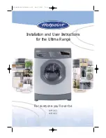 Предварительный просмотр 1 страницы Hotpoint Ultima WMA62 Installation And User Instructions Manual