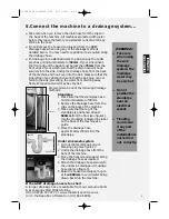 Предварительный просмотр 9 страницы Hotpoint Ultima WMA62 Installation And User Instructions Manual