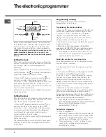 Предварительный просмотр 6 страницы Hotpoint UY46X/2 Instructions For Installation And Use Manual