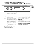 Предварительный просмотр 11 страницы Hotpoint UY46X/2 Instructions For Installation And Use Manual