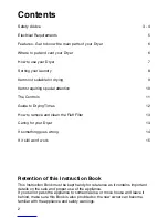 Preview for 2 page of Hotpoint V3D00 Instructions Manual