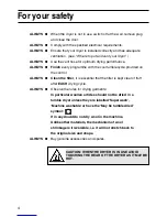 Preview for 4 page of Hotpoint V3D00 Instructions Manual