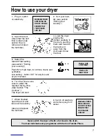 Preview for 7 page of Hotpoint V3D00 Instructions Manual