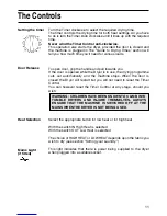 Preview for 11 page of Hotpoint V3D00 Instructions Manual