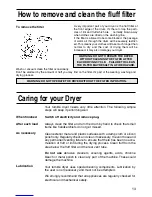 Preview for 13 page of Hotpoint V3D00 Instructions Manual