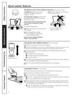 Preview for 6 page of Hotpoint VBSR3100G0WW Owner'S Manual