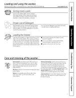 Preview for 7 page of Hotpoint VBSR3100G0WW Owner'S Manual