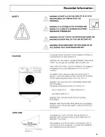 Предварительный просмотр 5 страницы Hotpoint WD21 Instructions For Use Manual