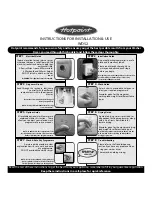 Предварительный просмотр 1 страницы Hotpoint WD52 Instructions For Installation And Use Manual