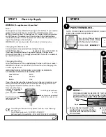 Предварительный просмотр 2 страницы Hotpoint WD52 Instructions For Installation And Use Manual