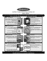 Предварительный просмотр 1 страницы Hotpoint WD63 Instructions For Installation And Use Manual