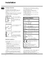 Предварительный просмотр 4 страницы Hotpoint WD640 Instructions Manual