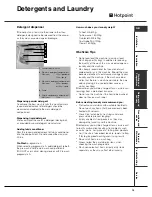 Предварительный просмотр 11 страницы Hotpoint WD640 Instructions Manual