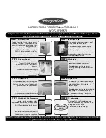 Hotpoint WD72 Instructions For Installation And Use Manual предпросмотр