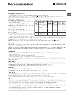 Preview for 11 page of Hotpoint WDAL 9640 Instructions For Use Manual