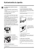 Preview for 22 page of Hotpoint WDD 9640 Instructions For Use Manual