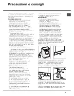 Предварительный просмотр 45 страницы Hotpoint WDD 9640 Instructions For Use Manual