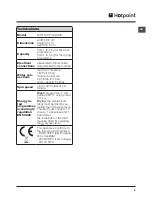 Preview for 5 page of Hotpoint WDF 740 P Instructions For Use Manual